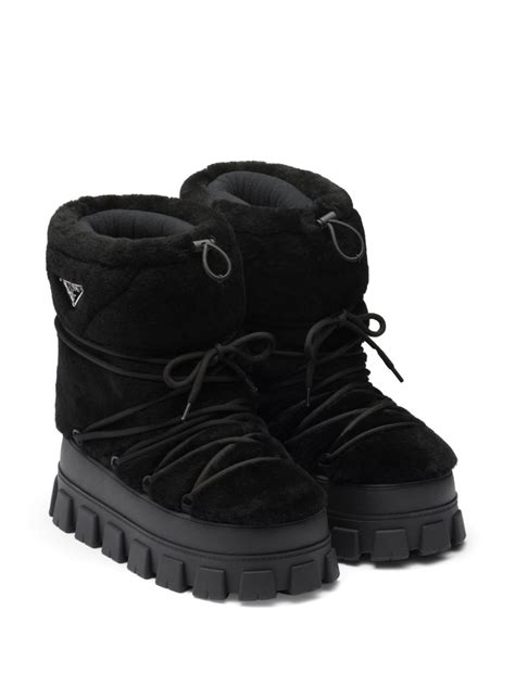 prada skiskolaer uomoricambi suole|Prada Shearling Après Ski Boots .